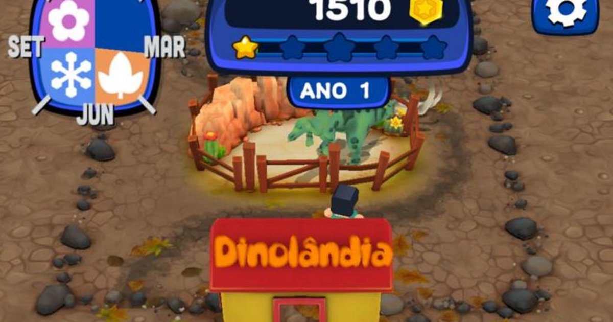 Game simula parque de dinossauros e desenvolve o perfil