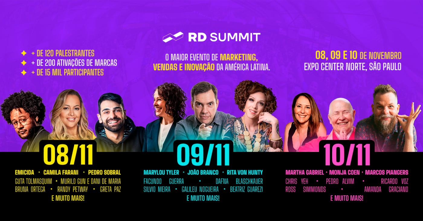 Público do RD Summit 2023 vai receber orientações do Sebrae sobre  empreendedorismo no mercado digital